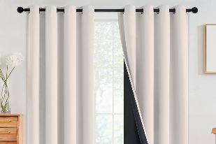 Blackout window curtains
