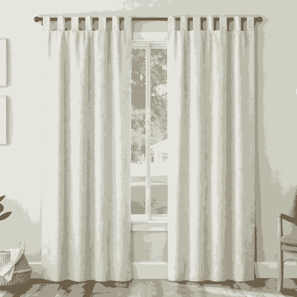 Cream Elegance Linen Drapes