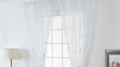 Elegant sheer curtains