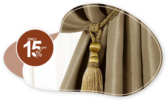 Luxury curtain tie backs