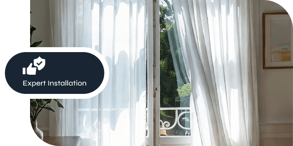 Luxury sheer curtains