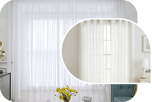 Sheer curtains modern decor