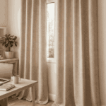 Beige Elegant Curtains