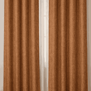 Burnt Orange Luxe Drapes