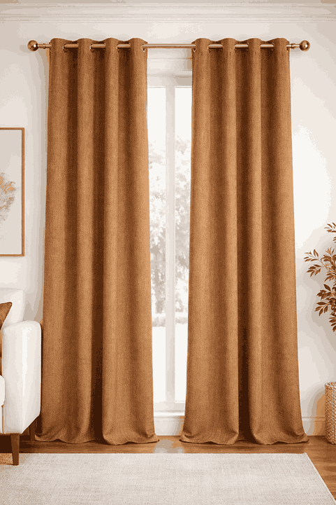 Cinnamon Luxury Drapes