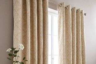 Eyelet curtains