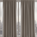 Greige Opulent Curtains