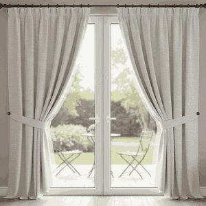 Ivory Luxe Linen Drapes