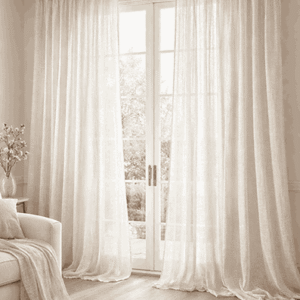 Ivory Luxe Sheers