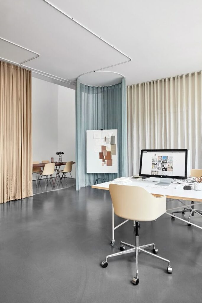 Office blackout curtains