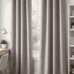 Pebble Velvet Curtains