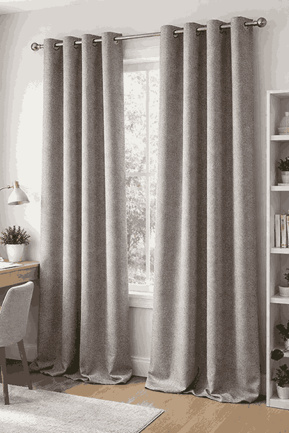 Pebble Velvet Curtains