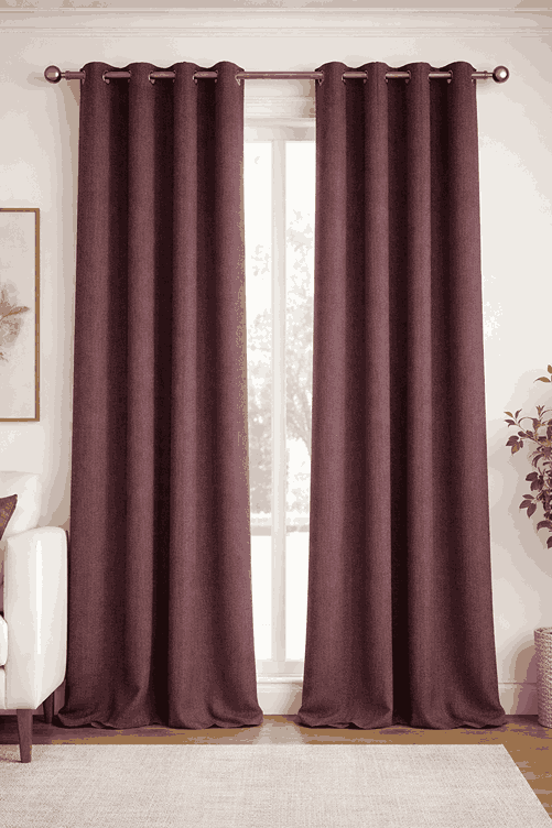 Plum Luxury Drapes