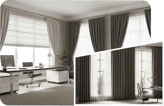 Professional office curtain design