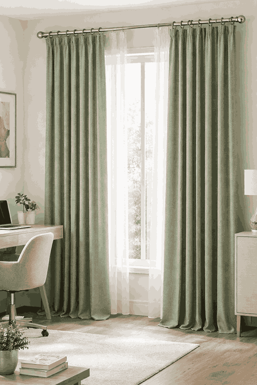 Sage Elegance Curtains