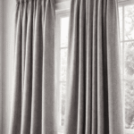 Slate Opulent Pencil-Pleat Curtains