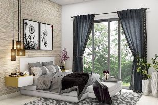 Stylish bedroom curtains