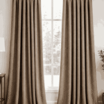 Taupe Luxe Drapes