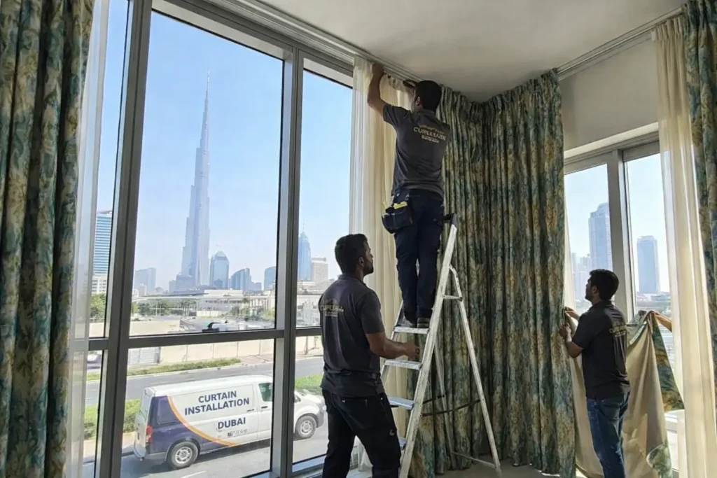 curtain installation in UAE 2026 1