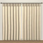 Almond Artesia Linens linen curtain DF 239-21