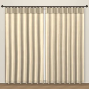 Almond Artesia Linens linen curtain DF 239-21