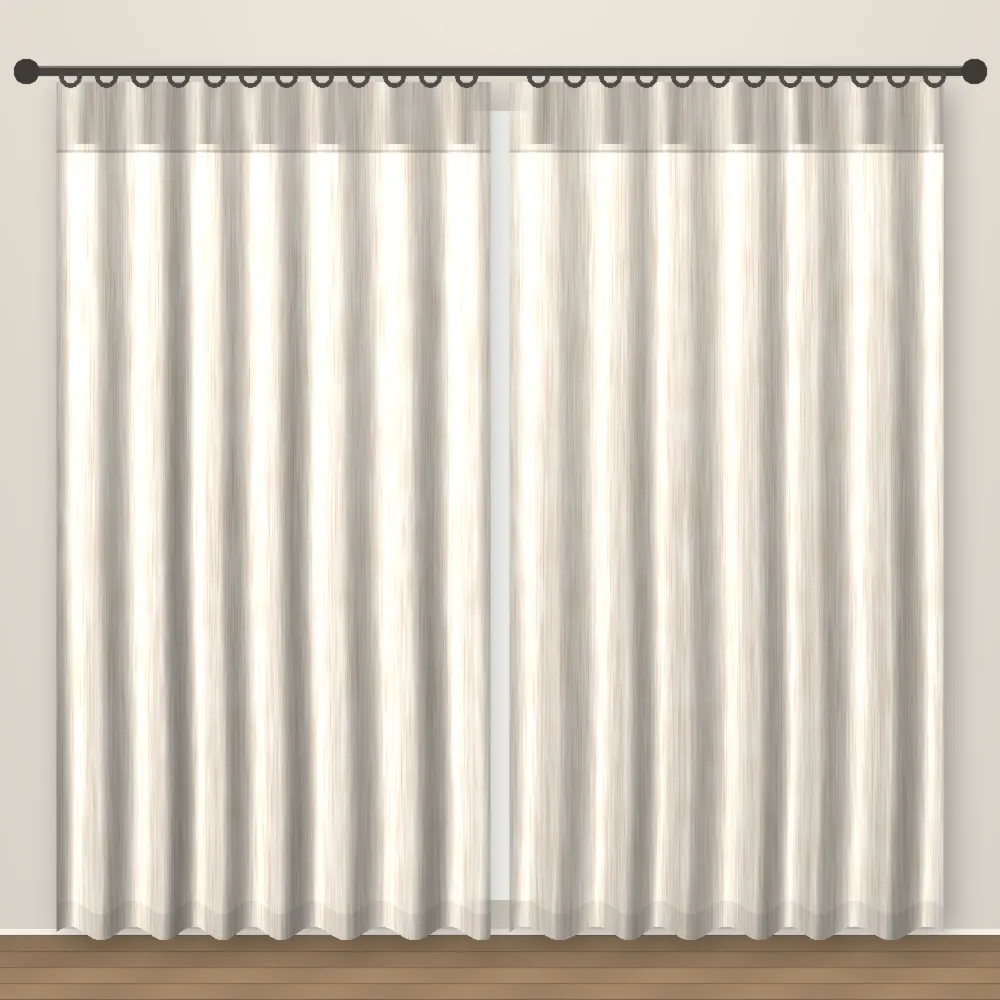 Almond Lino blackout curtain DF 123-47