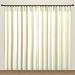 Almond Stripe Luxe Linen Sheer DF 207-26