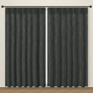 Anthracite Natura Linen linen curtain DF 222-52