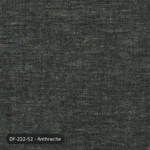 Anthracite Natura Linen linen curtain DF 222-52 fabric swatch