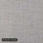 Ash Grey La Mode Linens linen curtain DF 351-03 fabric swatch