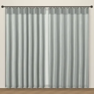 Ash Grey Natura Linen linen curtain DF 222-15
