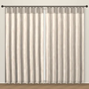 Blush Taupe Lino blackout curtain DF 123-48