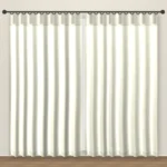 Bone Luxe Linen Curtain DF 207-63