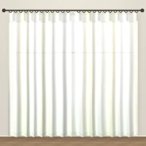 Butter Cream Stripe Luxe Linen Sheer DF 207-47