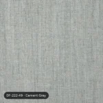 Cement Grey Natura Linen Curtain DF 222-49 fabric swatch