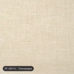 Champagne Rustic Linen linen curtain DF 204-41 fabric swatch