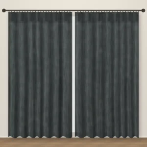 Charcoal Deluxe blackout curtain DF 121-21