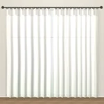 Coconut Simply Linens linen sheer curtain DF 212-43