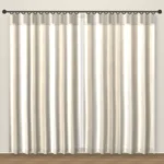 Coconut Stripe Artesia Linen Curtain DF 239-03