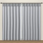 Cool Grey Forever Linens linen curtain DF 231-20