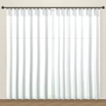 Cool White Natura Linen linen sheer curtain DF 222-07