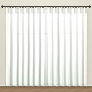 Cool White Simply Linen Sheer DF 212-47