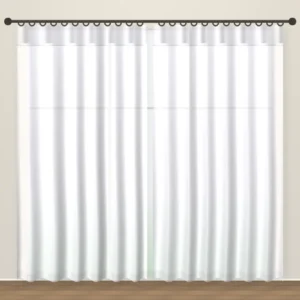 Cool White Tweed Linen Sheer DF 360-09