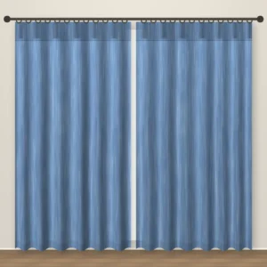 Cornflower Simply Linen Curtain DF 212-26