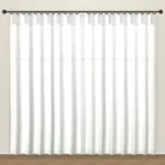 Cotton White Forever Linen Sheer DF 231-33