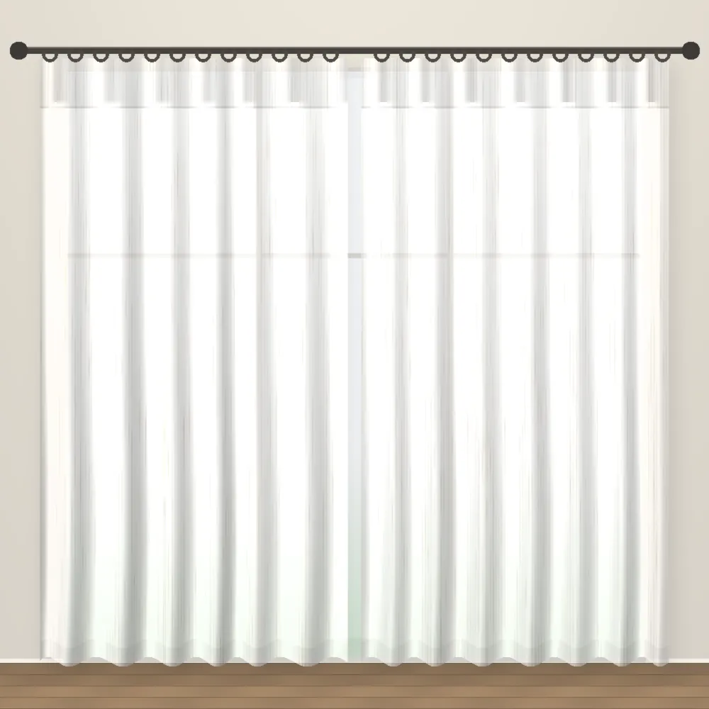 Cotton White Forever Linen Sheer DF 231-33