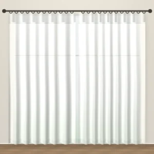 Cotton White Rustic Linen linen sheer curtain DF 204-29