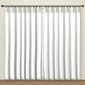 Cotton White Simply Linens linen curtain DF 212-36