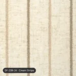 Cream Stripe Artesia Linen Curtain DF 239-16 fabric swatch