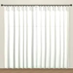 Cream White Forever Linen Sheer DF 231-15